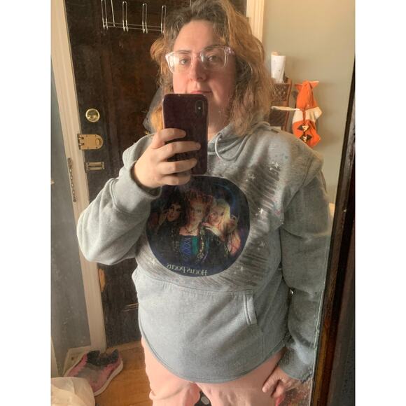 Gray Hocus Pocus Fan Screen Print Hoodie XL - Picture 9 of 9